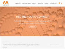 Tablet Screenshot of medilinkwm.co.uk
